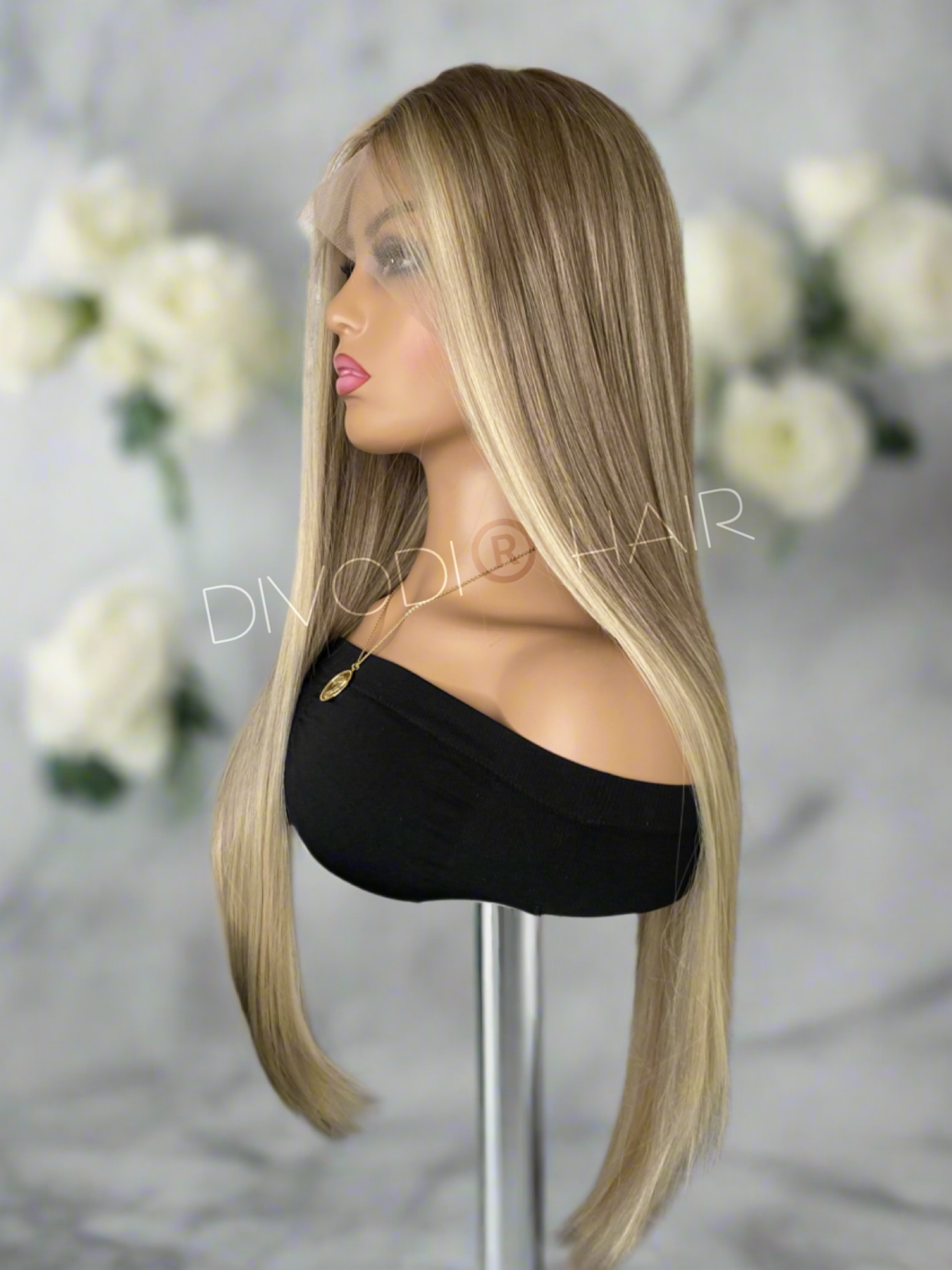 Alicia-Ombre Dark Blonde-T-Part Lace Front Wig