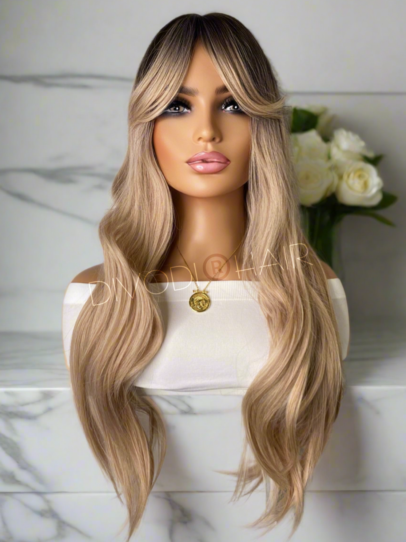 Annie-Ombre Beige Blonde-Non-Lace Wig