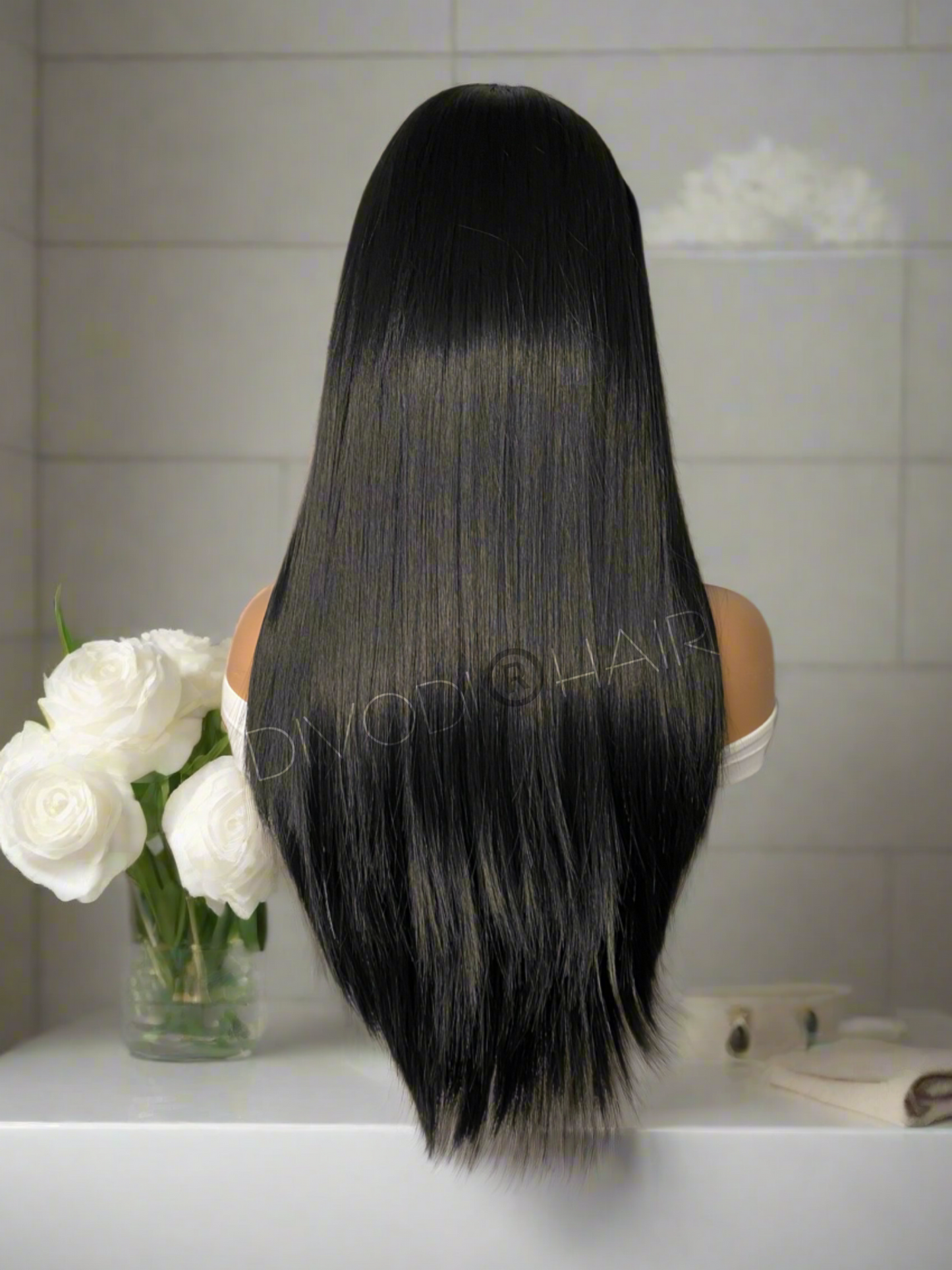 Sable-Black-Full Lace-Futura Fiber Wig