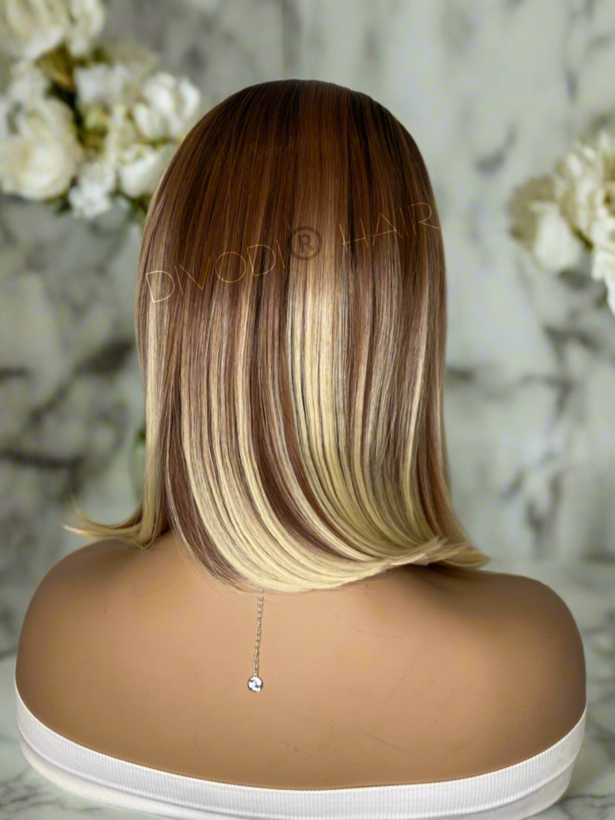 Mira-Ombre Brown/Blonde Futura Fiber (13x4) Lace Front Wig