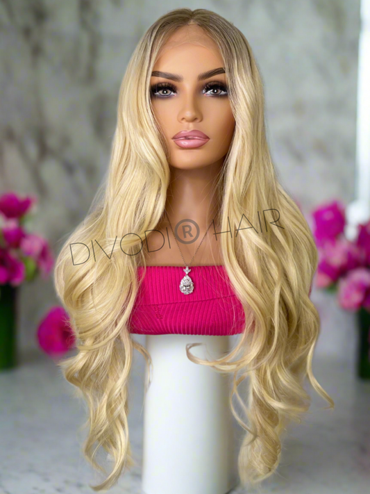 Gigi-Ombre Blonde Futura Fiber (13x3) Lace Front Wig