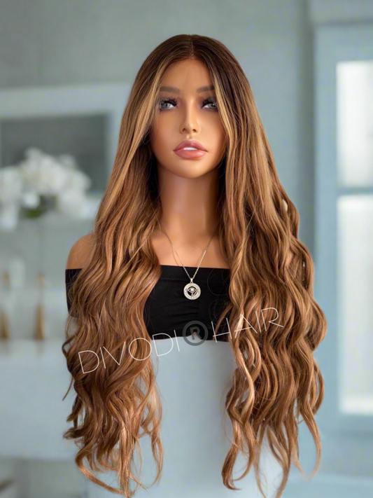 Hera-Brown/Highlights (13x3) Lace Front Wig