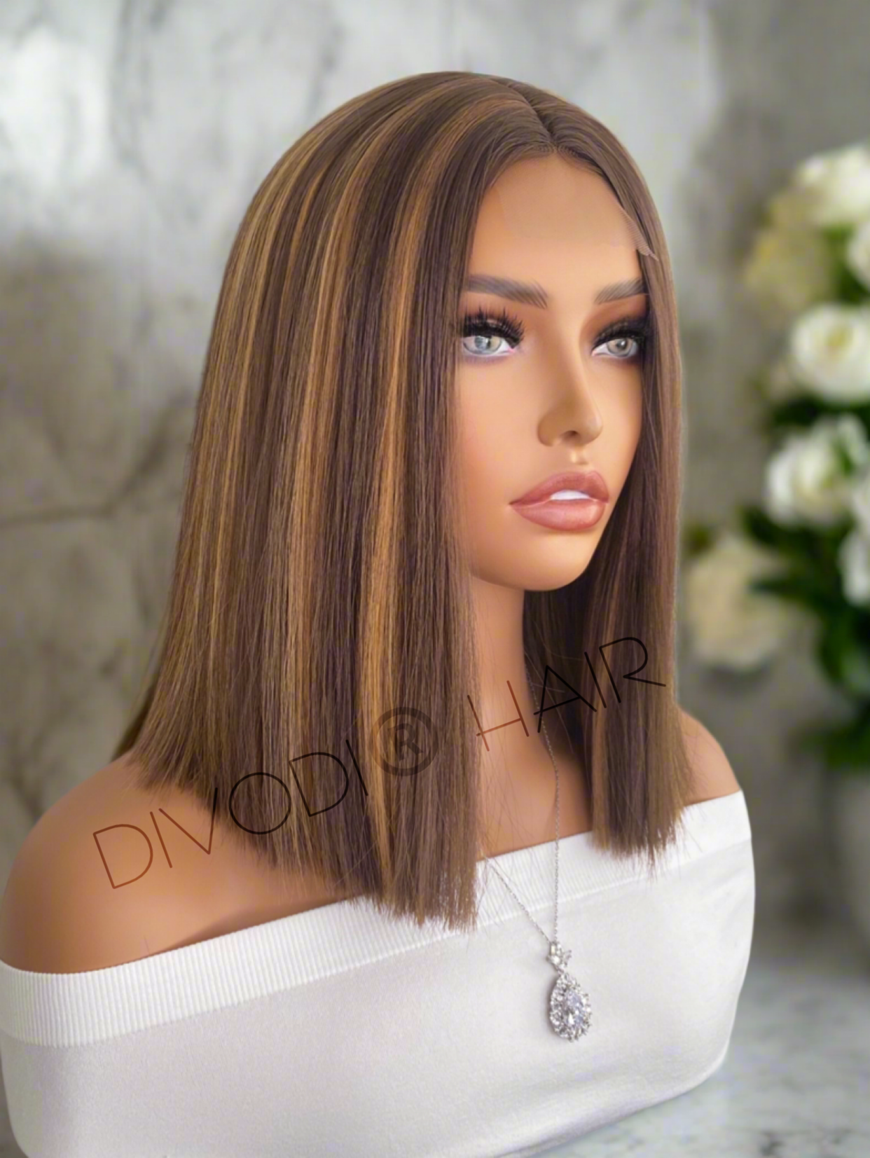 Sophia-Brown Small Lace Front Wig