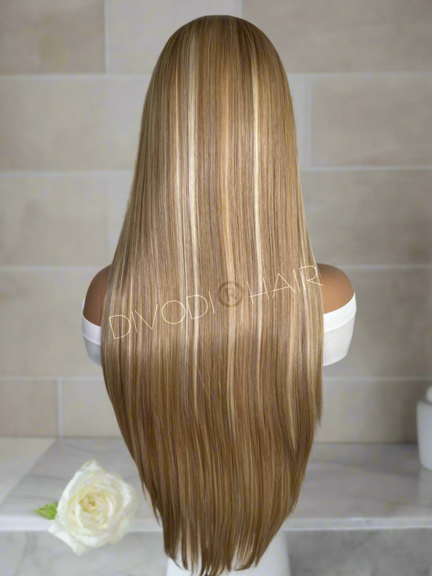 Sia-Ombre Dark Blonde Futura Fiber (13x6) Lace Front Wig