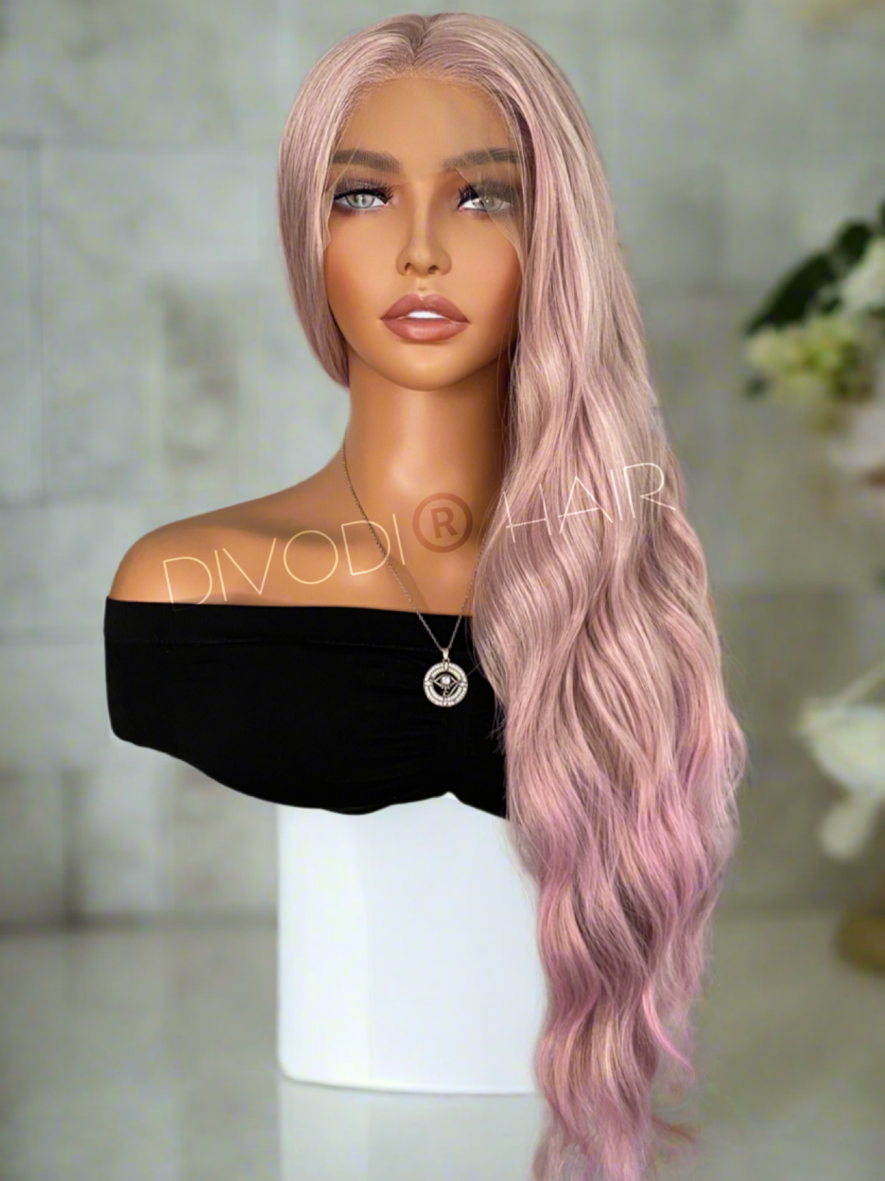 Alina-Ombre Pink/Pastel Blend-(13x3) Lace Front Wig